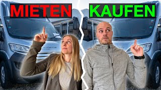 Wohnmobil mieten oder kaufen  wann lohnt sich was [upl. by Neirrad]