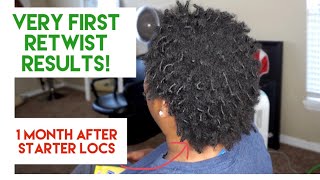 HER VERY FIRST RETWIST  STARTER LOCS MONTH 1 [upl. by Laurentium]