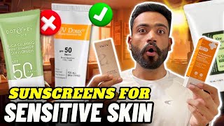 Sensitive Skin Wale Konsi Sunscreen le  BEST SUNSCREENS FOR SENSITIVE SKIN  Skincare with Tej [upl. by Terrijo]