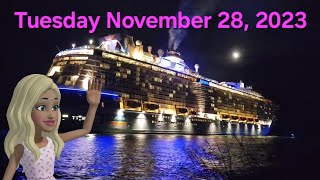 Anthem of the Seas November 28 2023 [upl. by Leber131]