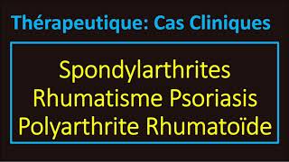 Traitements Rhumatisme inflammatoire Spondylarthrite Rhumatisme psoriasique Polyarthrite Rhumatoïde [upl. by Amada48]