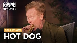 Conan Refuses To Put Ketchup On His Hot Dog  Conan OBrien Needs A Friend [upl. by Atiuqan]