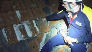 Emergency roof repair  Fixing a roof tile with Silicone [upl. by Aninad]