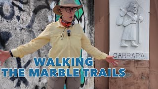 Walking to Rome on the Via Francigena 07 Marble Trails [upl. by Aner]