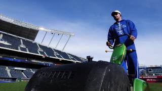 Kauffman Stadium Reel Mowers  John Deere Sports Turf Stories [upl. by Onitsuaf]