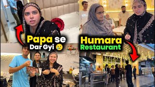 1st Time SAAS SASUR ko humara RESTAURANT Dikhaya  Aaj SABA Papa se Dar gayi 🥺 [upl. by Ydna743]