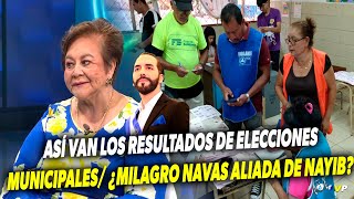 LO ÚLTIMO ASÍ VAN LOS RESULTADOS DE ELECCIONES MUNICIPALES ¿MILAGRO NAVAS ALIADA DE NAYIB [upl. by Nagaer]