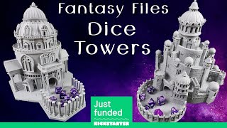 Now on Kickstarter Fantasy Files Dice Towers [upl. by Hgieloj]