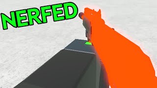 NERFED SAIGA12K vs The Boss  Roblox Zombie Uprising [upl. by Marino]