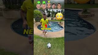 Footballers Crazy Water Swim Challenge😱 [upl. by Aicirtak]