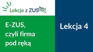 Lekcja 4 Lekcje z ZUS [upl. by Caro]