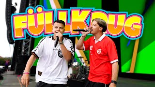 FÜLLKRUG MIT BIER ⚽️🍻 Auftritt mit Mark Forster  Megapark [upl. by Lordan]