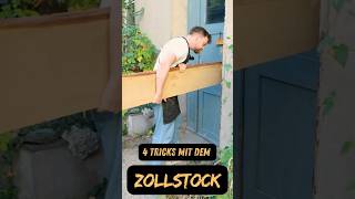 4 Tricks mit dem ZollstockGliedermaßstab [upl. by Bohman197]