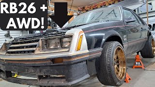 Foxzilla The RB26DETT Powered AWD Foxbody [upl. by Artemla17]