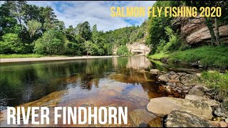 SALMON FISHING  River Findhorn Scotland  2020 [upl. by Arobed]