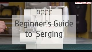 Beginners Guide to Serging Ep 1 Understanding Your Serger [upl. by Jewell]