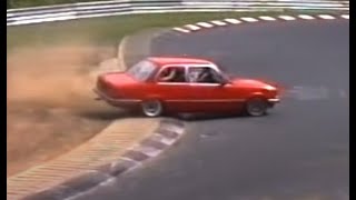 Nordschleife Touristenfahrten Many spinssome crashes MayJuly 1994 [upl. by Attiuqram]