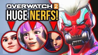 Overwatch 2 HUGE GENJI NERFS… Leaked Hero Balance Update [upl. by Anyk747]