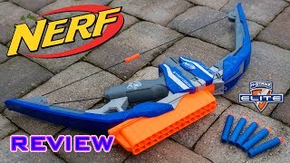 REVIEW Nerf Elite Stratobow Unboxing Review amp Firing Test [upl. by Abbottson]