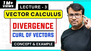 Divergence and Curl of vector field  Irrotational amp Solenoidal vector [upl. by Kip]