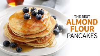 Almond Flour Pancakes  Glutenfree Paleo Grainfree Pancakes [upl. by Atirrehs]