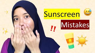 8 Sunscreen Mistakes I Wish I Didnt Do [upl. by Monah544]