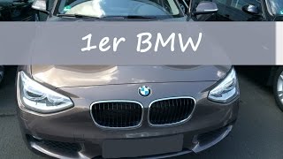 Kurzes Review 1er BMW Baujahr 2014 [upl. by Ardied]