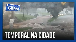 CHUVA EM UBERLÂNDIA Zona Leste e Região Central foram as áreas mais atingidas pelo temporal [upl. by Gard]