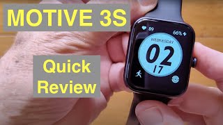 RIVERSONG Motive 3S Apple Watch Shaped SpO2 5ATM Health Fitness Smartwatch Quick Overview [upl. by Maxie]