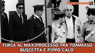 SCONTRO tra Tommaso Buscetta e Pippo Calò Maxiprocesso a Cosa Nostra [upl. by Lilias]