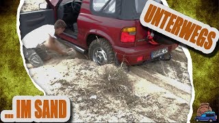 Offroad im Sand  Offroad Sand Spaß  Bergen  Pajero v60  Kia Sportage 4x4 Reisemobil  MB T1 [upl. by Netsrak]