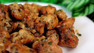 Garlic butter chicken bites❗️ 20 minutes Recipe [upl. by Oiuqise]