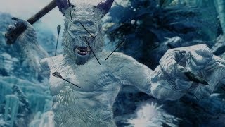 Skyrim Dawnguard DLC  All Frost Giants amp Paragons [upl. by Olcott]