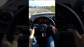 2022 Mercedes Benz CClass C180 AMGLine acceleration  0100kmh  amp sound [upl. by Esahc]