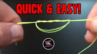 How to Tie a Surgeons Knot  How to Tie Two Lines Together  Best Fishing Knots  Fishing Tutorial [upl. by Alessandro]