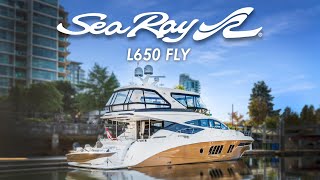 Sea Ray L650 Fly for Sale  Freedom Marine International Yacht Sales [upl. by Bouzoun]