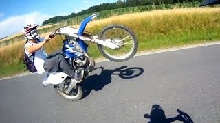 Ride all day  Yamaha yz450f amp yz125  Derbi xtreme sm80  wheelie [upl. by Lladnarc]