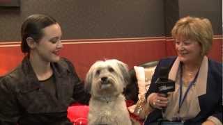 Ashleigh and Pudsey interviewed by BGT Backstager Elaine [upl. by Charleen]