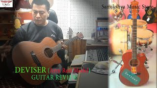 Deviser Arm Rest Guitar Review  Semi Acoustic Guitar Review in Nepal  2021  2078 [upl. by Cathlene]