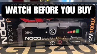 NOCO Boost Plus GB40 1000 Amp 12 Volt Lithium Jump Starter TEST amp REVIEW [upl. by Currier]