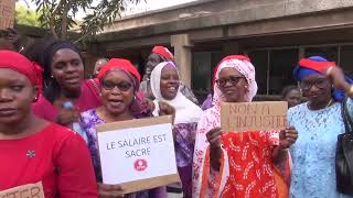 Santé  Le Collectif des admis professionnels de lENDSS rouge de colère interpelle l’état [upl. by Mochun889]