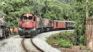 🇧🇷 Viagem de trem  Traveling by train  MorretesPR ato CuritibaPR  Brasil [upl. by Gnim]