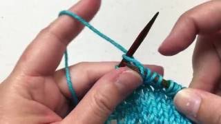 How to knit KYOK or k1 yo k1 into the same stitch [upl. by Kauppi]