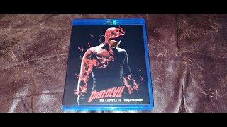 DAREDEVIL THE COMPLETE THIRD SEASON Blu ray Unboxing [upl. by Ari954]