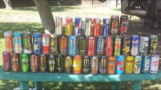 Blendurrr  Blending 43 Energy Drinks [upl. by Messab290]