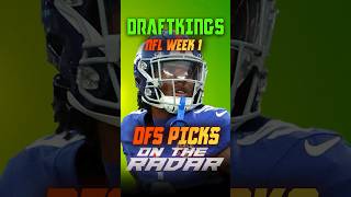 NFL WEEK 1 DRAFTKINGS PICKS  5 SUNDAY PICKS FOR WEEK 1 DRAFTKINGS LINEUPS draftkingspicks dfs [upl. by Finley]