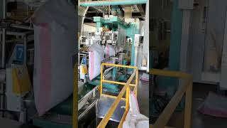 fully auto 50kg woven bag packing machine [upl. by Eimmot]