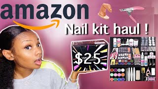 Amazon acrylic nail kit unboxing [upl. by Assena]