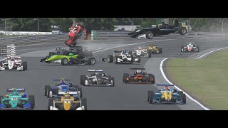 iRacing Motorsport Simulator  Dallara F3  Oulton Park wo Brittens  19 lap race [upl. by Aidan]