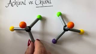 Tutorial Chiral vs Achiral molecules ASMR professor [upl. by Caro215]